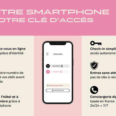 Hotel Gambettes - Entree Autonome, Reception En Ligne - Encore Mieux Limoges Exteriör bild